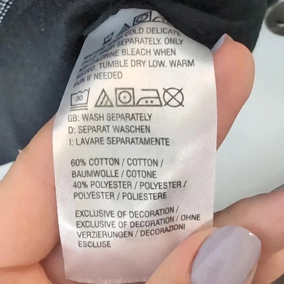 Sport Savwy Interlock Round Neck Raglan Sleeve Top- Black - Picture 5 of 8